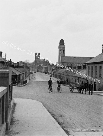 NEW ST.MARYS TOWER FROM ABBEY BRIDGE